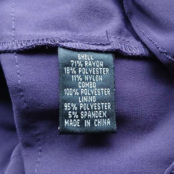 Adrianna Papell Women's Size 4p Deep Blue Layered Midi Dress - Picture 4 of 8